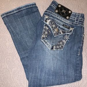 Miss Me Cuffed Capri